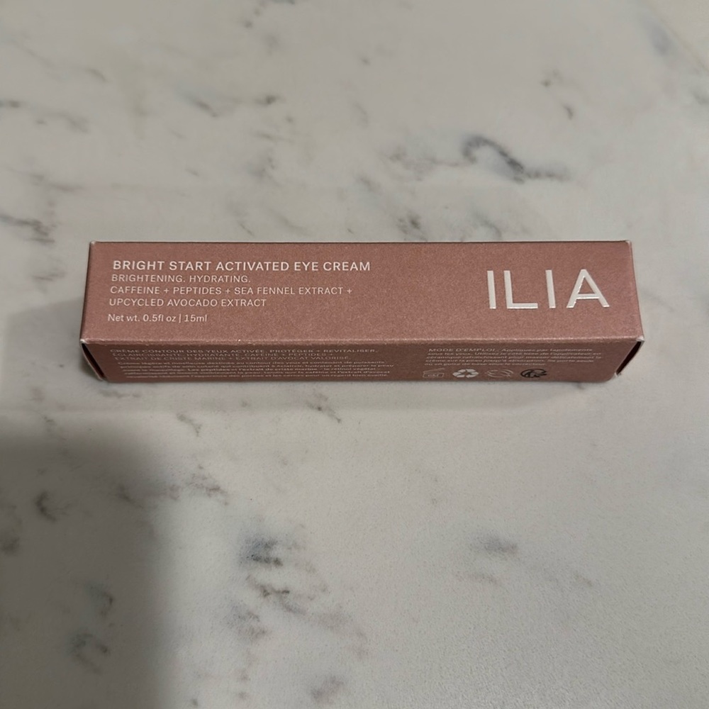 Brand new ILIA bright start activated eye cream